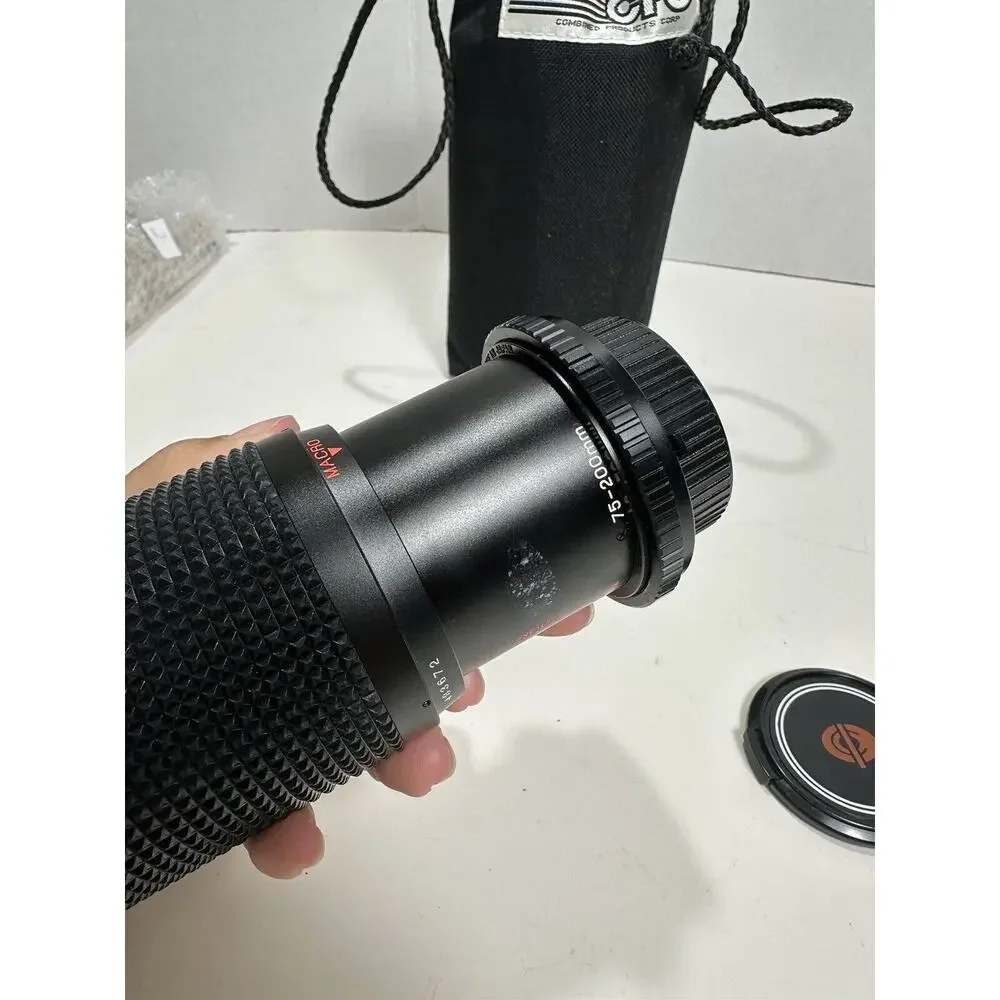 CPC HPS Auto Zoom MACRO 75-200 MM 1:4.5 Camera‎ LENS 483672 With Case